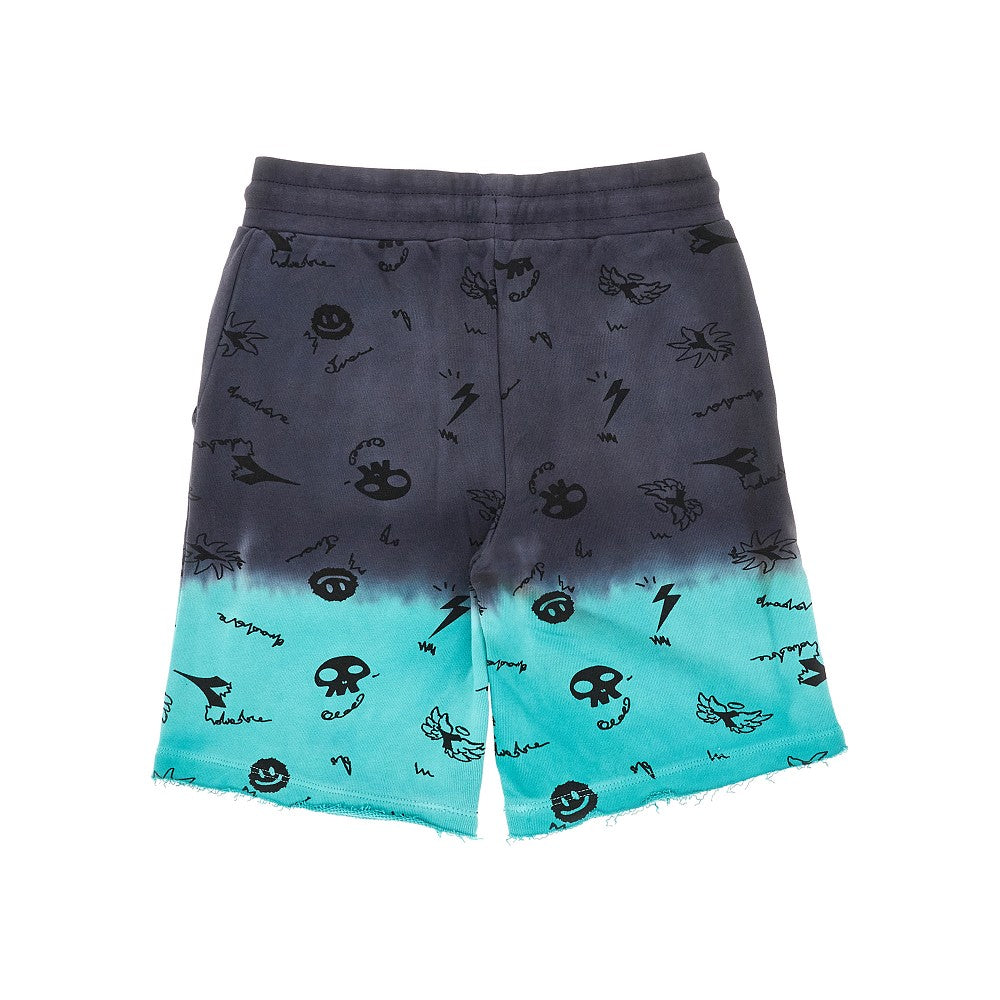 Printed sweatshorts