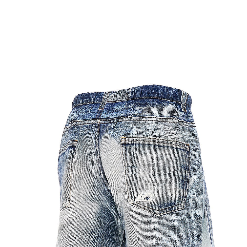 Shorts in PeaceShell™ stampa denim