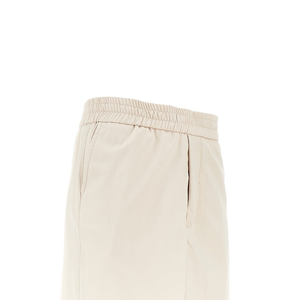 Bermuda in gabardine di misto viscosa