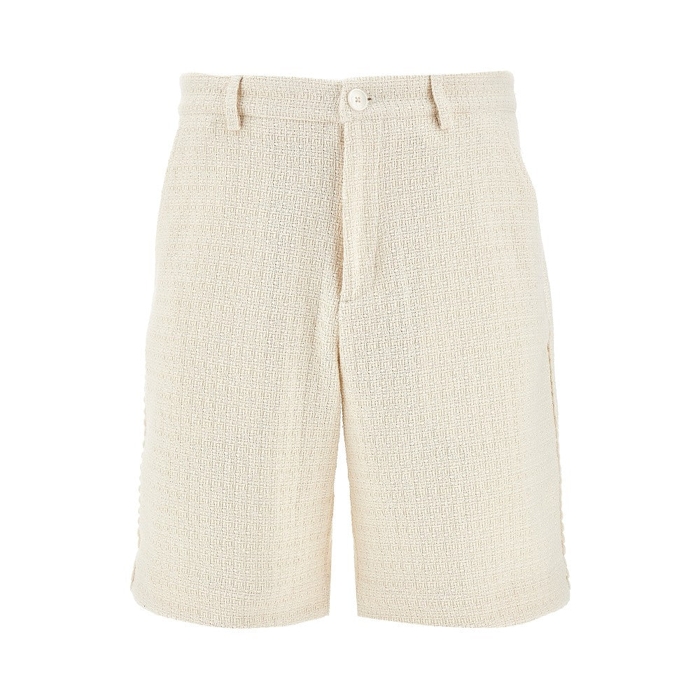 Cotton-blend shorts