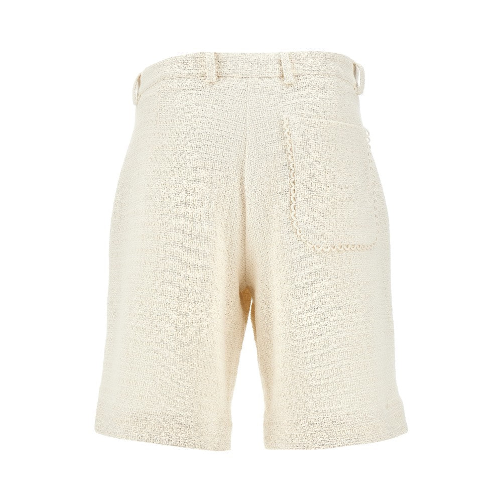 Cotton-blend shorts