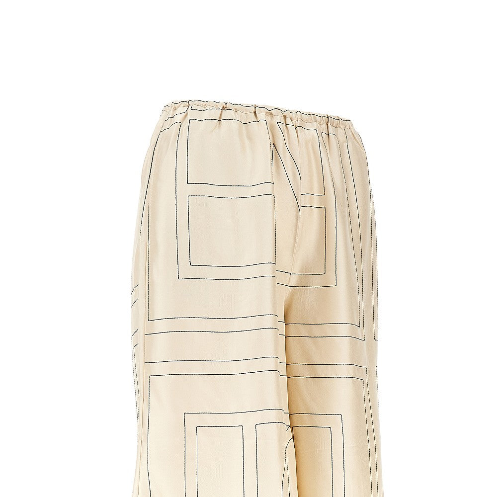 Bermuda in seta Monogram
