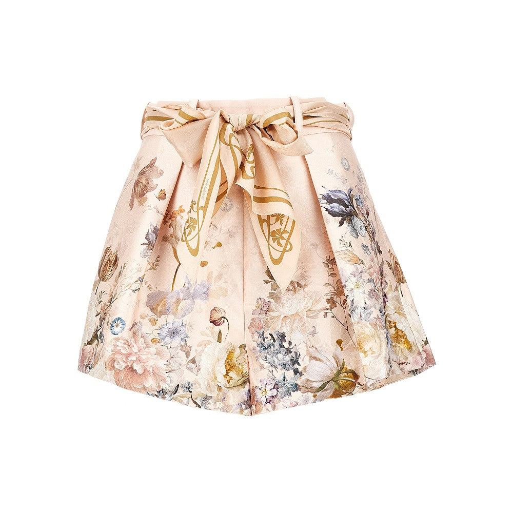 Shorts in twill floreale 'Valiant'