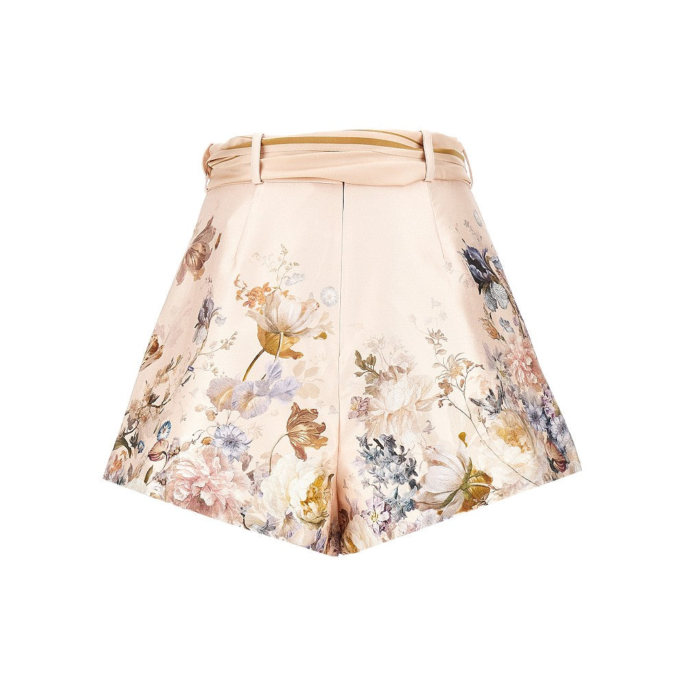 Shorts in twill floreale 'Valiant'