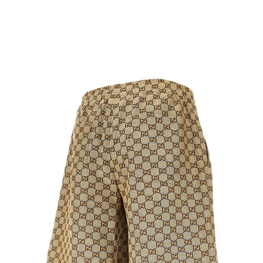 Bermuda in misto lino GG Supreme