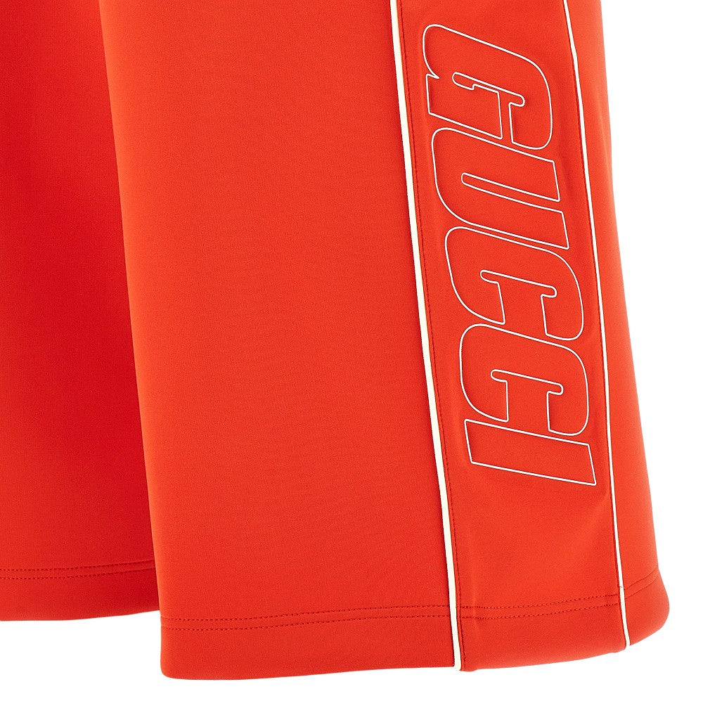 Bermuda in neoprene con logo