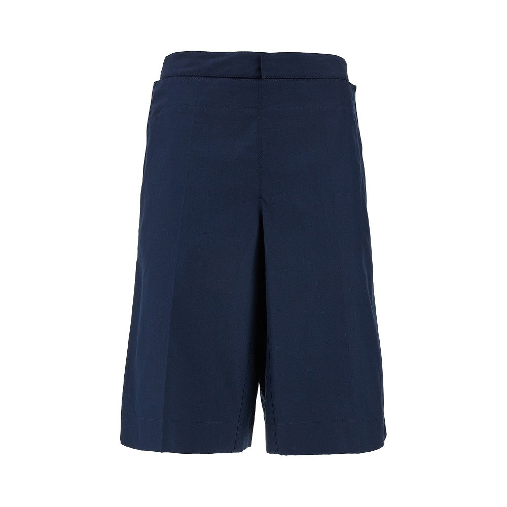 Cotton shorts with front panel