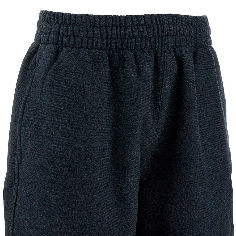 Bermuda in felpa con patch EKD