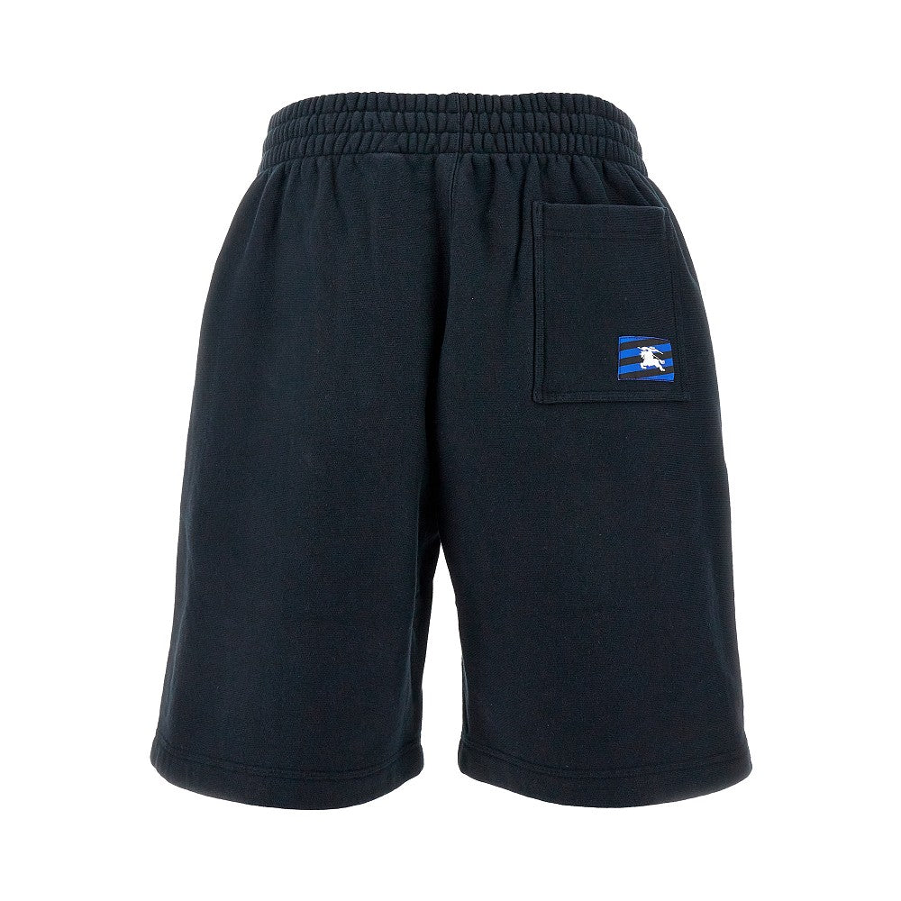 Bermuda in felpa con patch EKD
