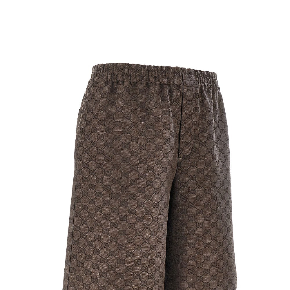 GG Supreme linen-blend shorts