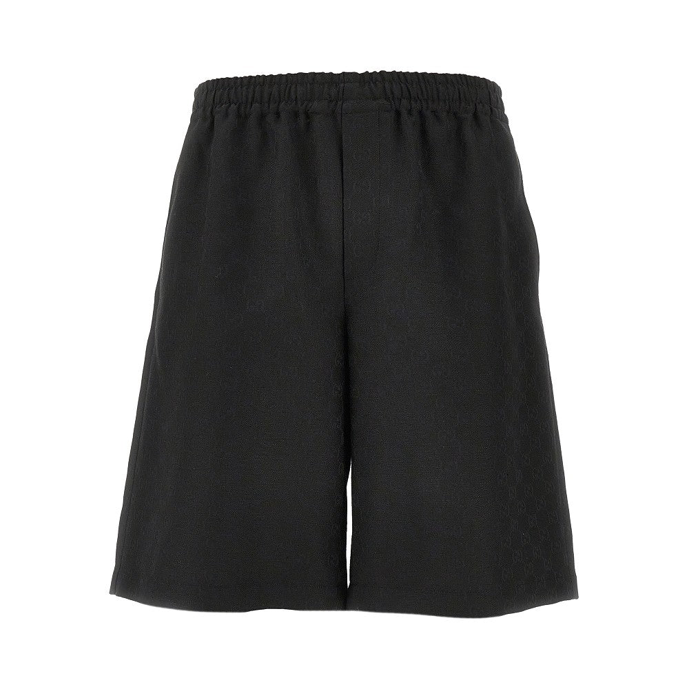 GG Supreme linen-blend shorts