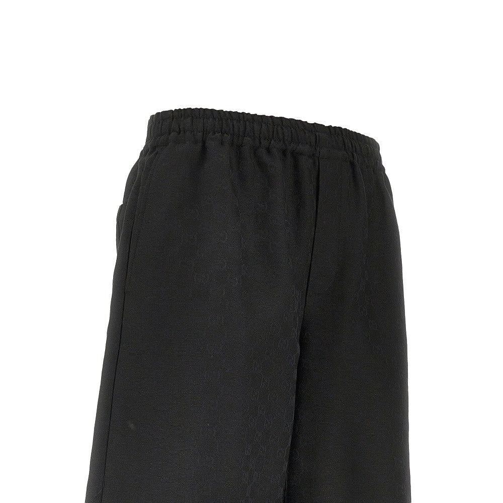 GG Supreme linen-blend shorts