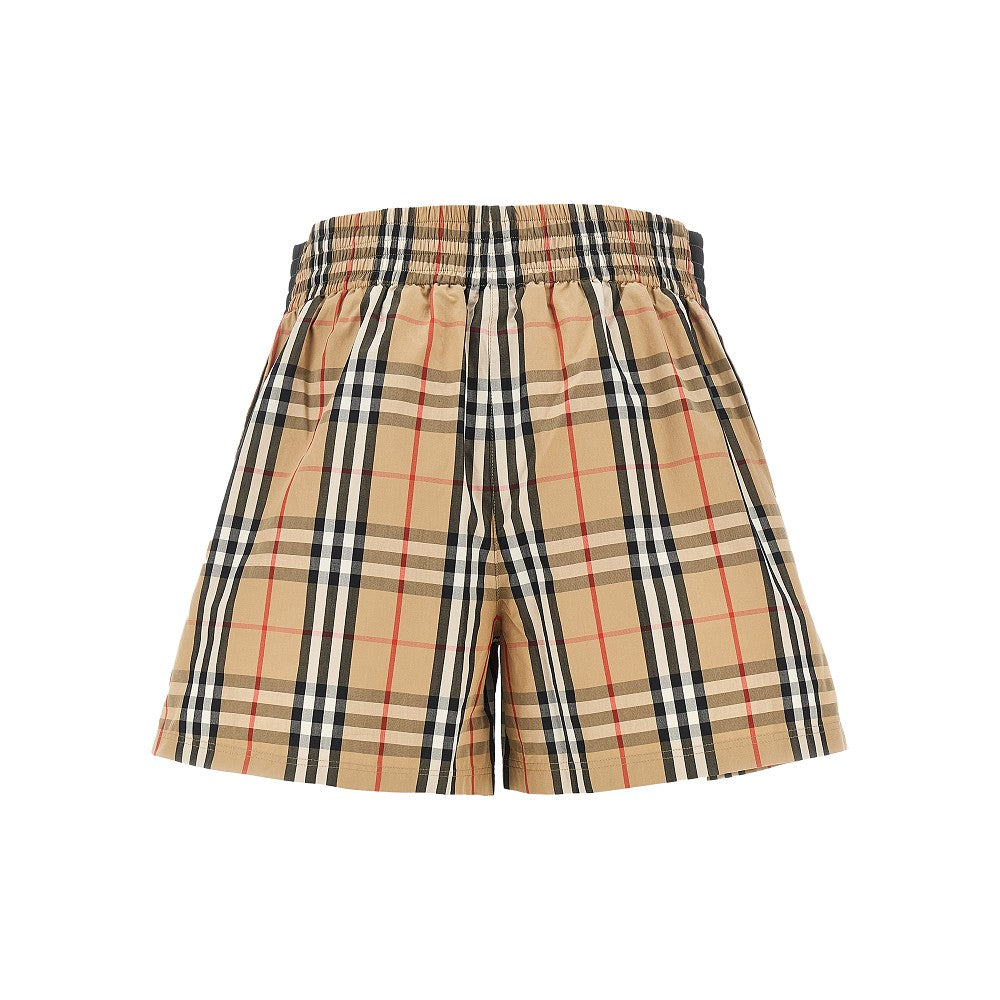 Shorts in cotone Check