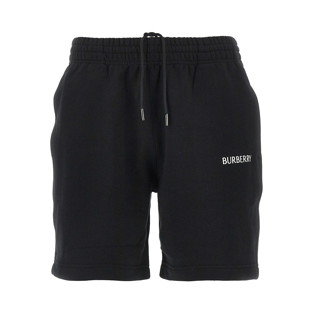 Bermuda in french terry con logo