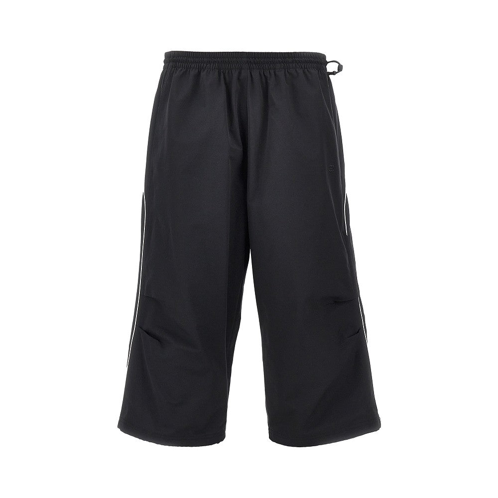 Cotton and nylon faille shorts