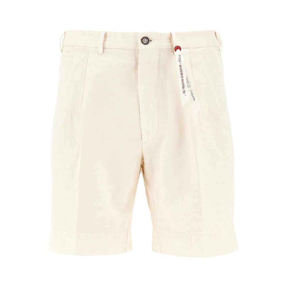 Cotton and hemp 'Evoluto' shorts