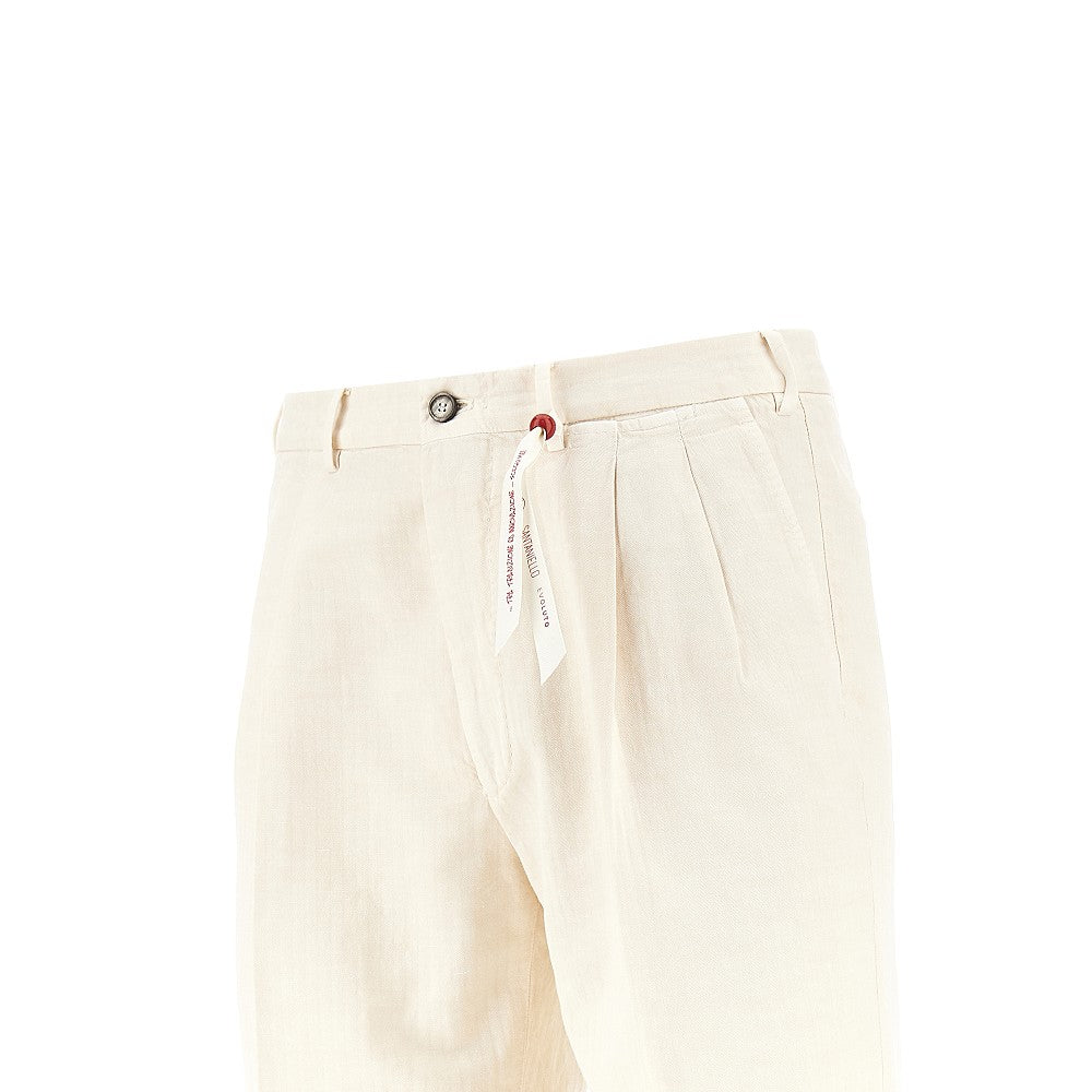 Cotton and hemp 'Evoluto' shorts