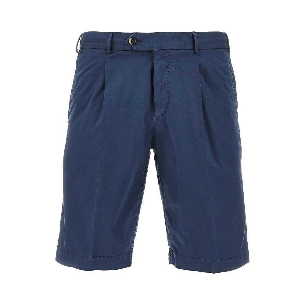 Bermuda in cotone e lino stretch