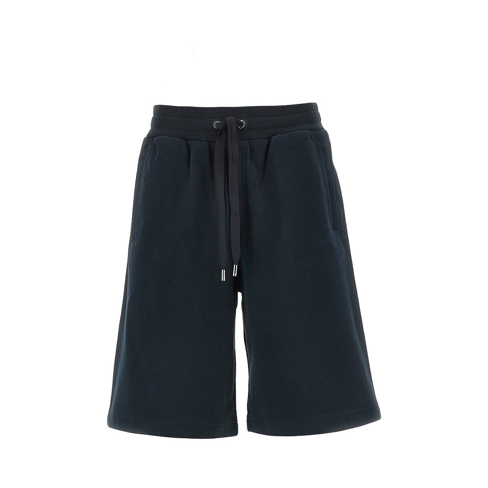 Bermuda in felpa con patch logo