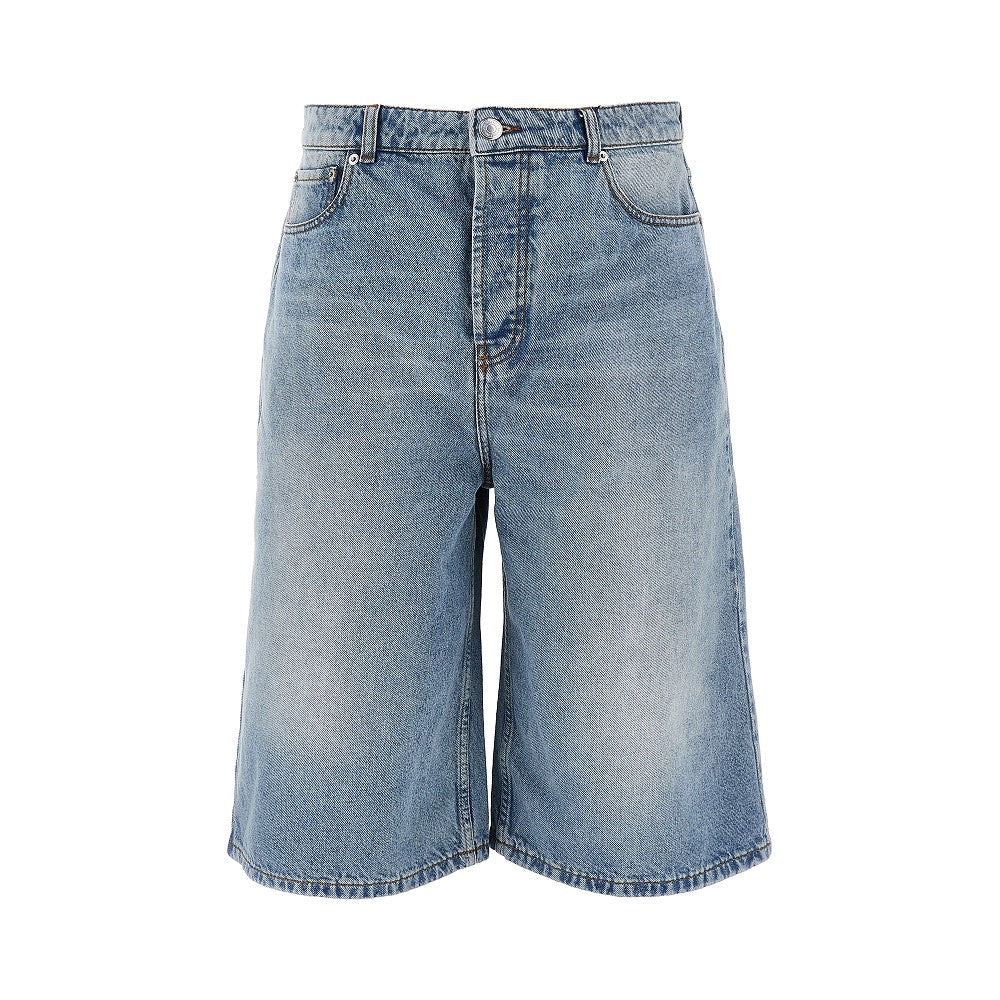 Bermuda ampi in denim