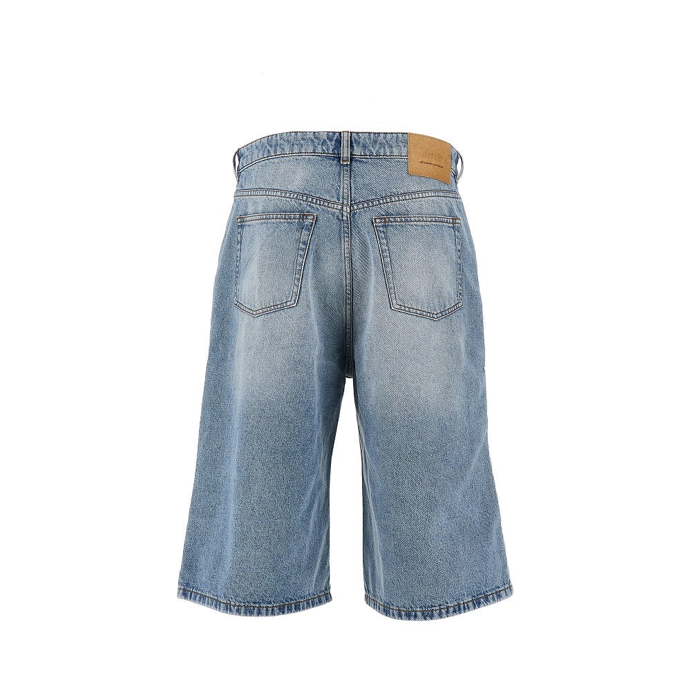 Bermuda ampi in denim