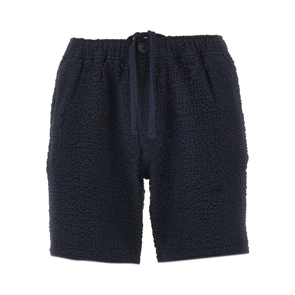 'Kurt' textured cotton shorts