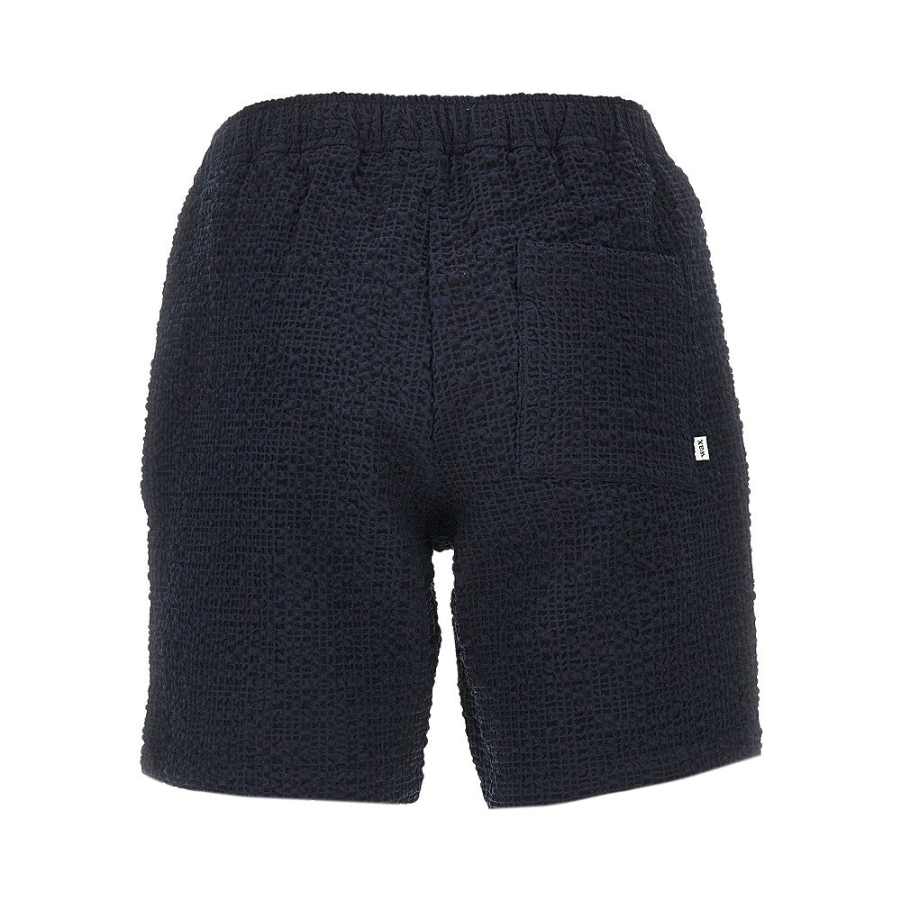 'Kurt' textured cotton shorts
