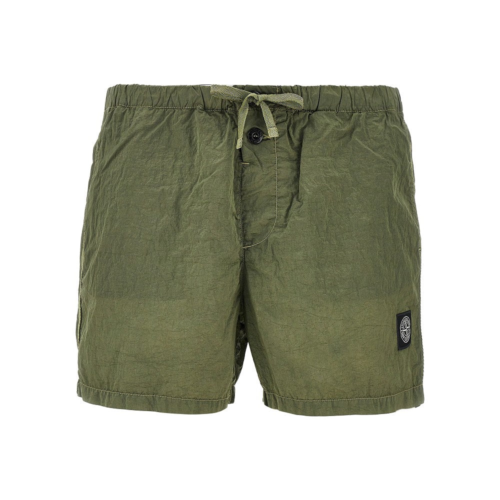 Metal Econyl swim shorts
