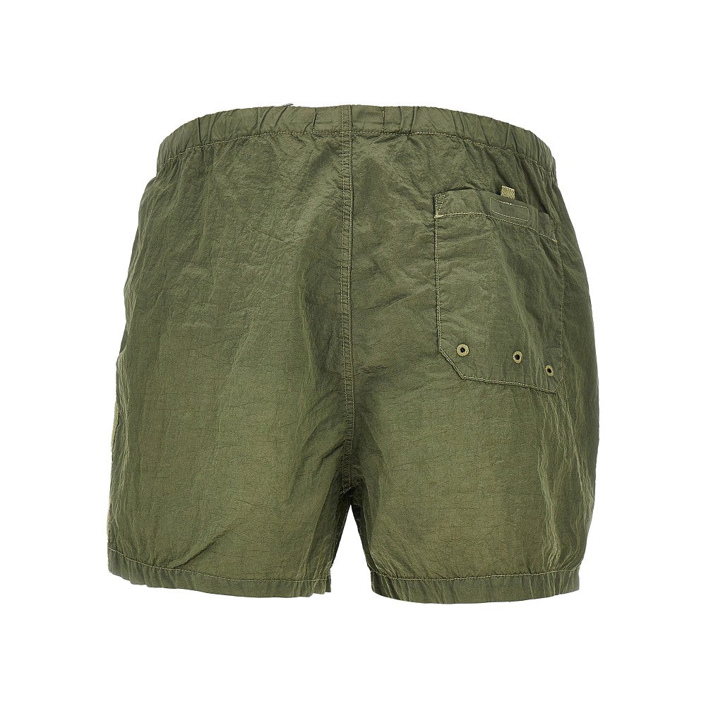 Metal Econyl swim shorts