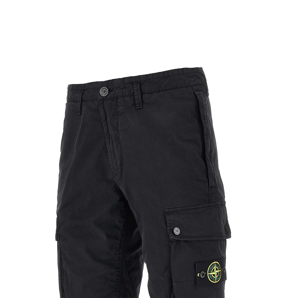 Bermuda cargo in twill stretch