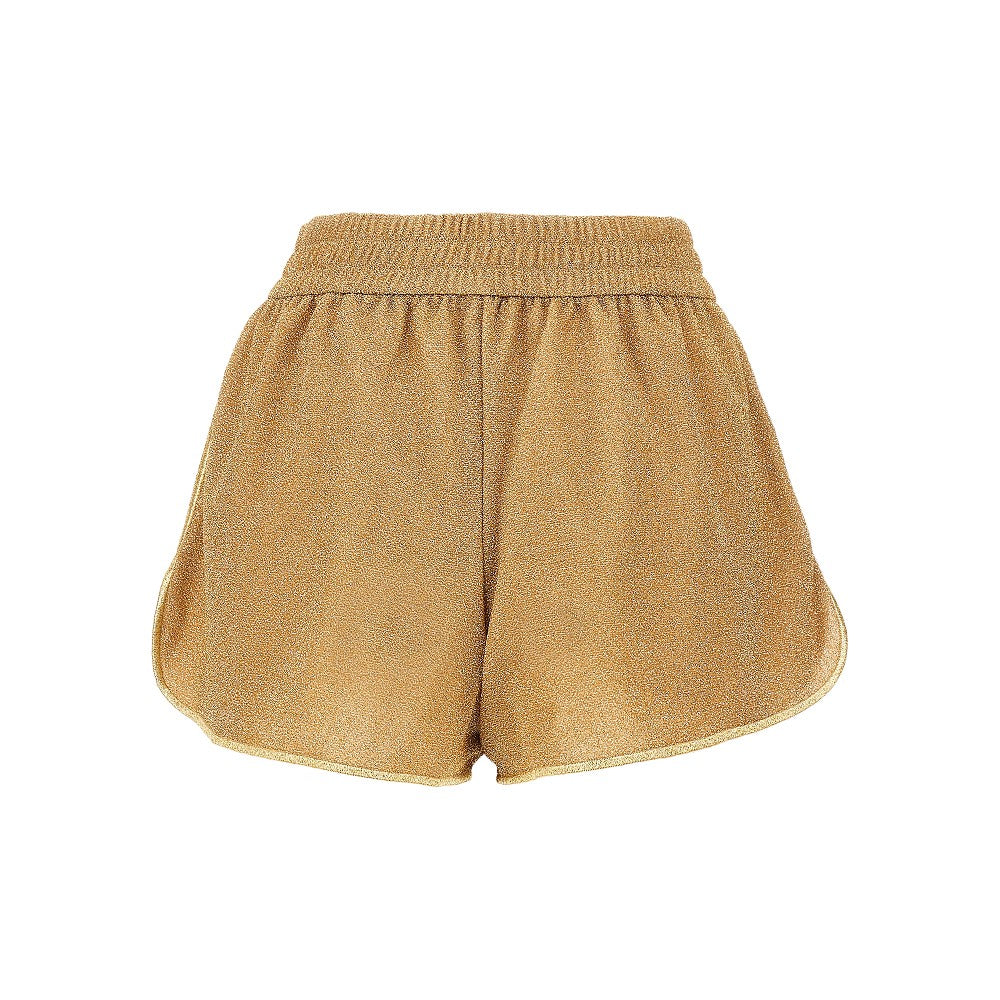 'Lumière' lurex jersey shorts