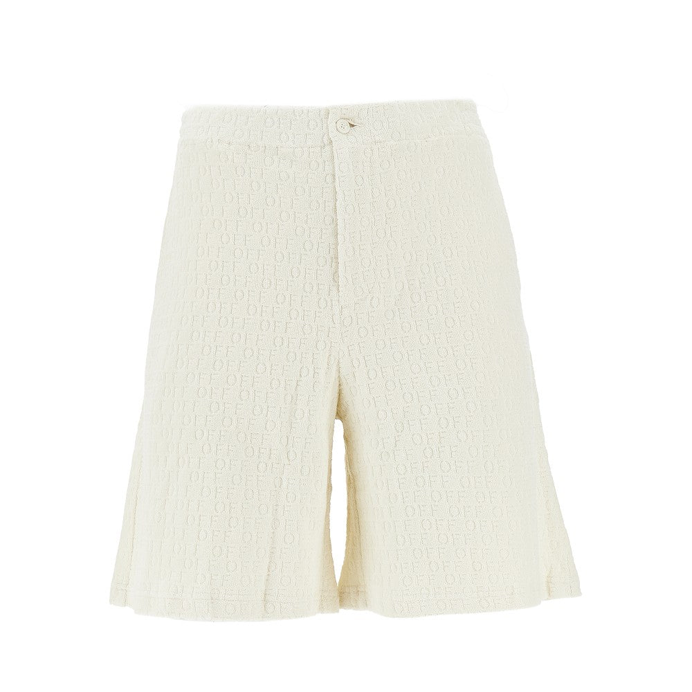 Bermuda in spugna jacquard 'OFF'