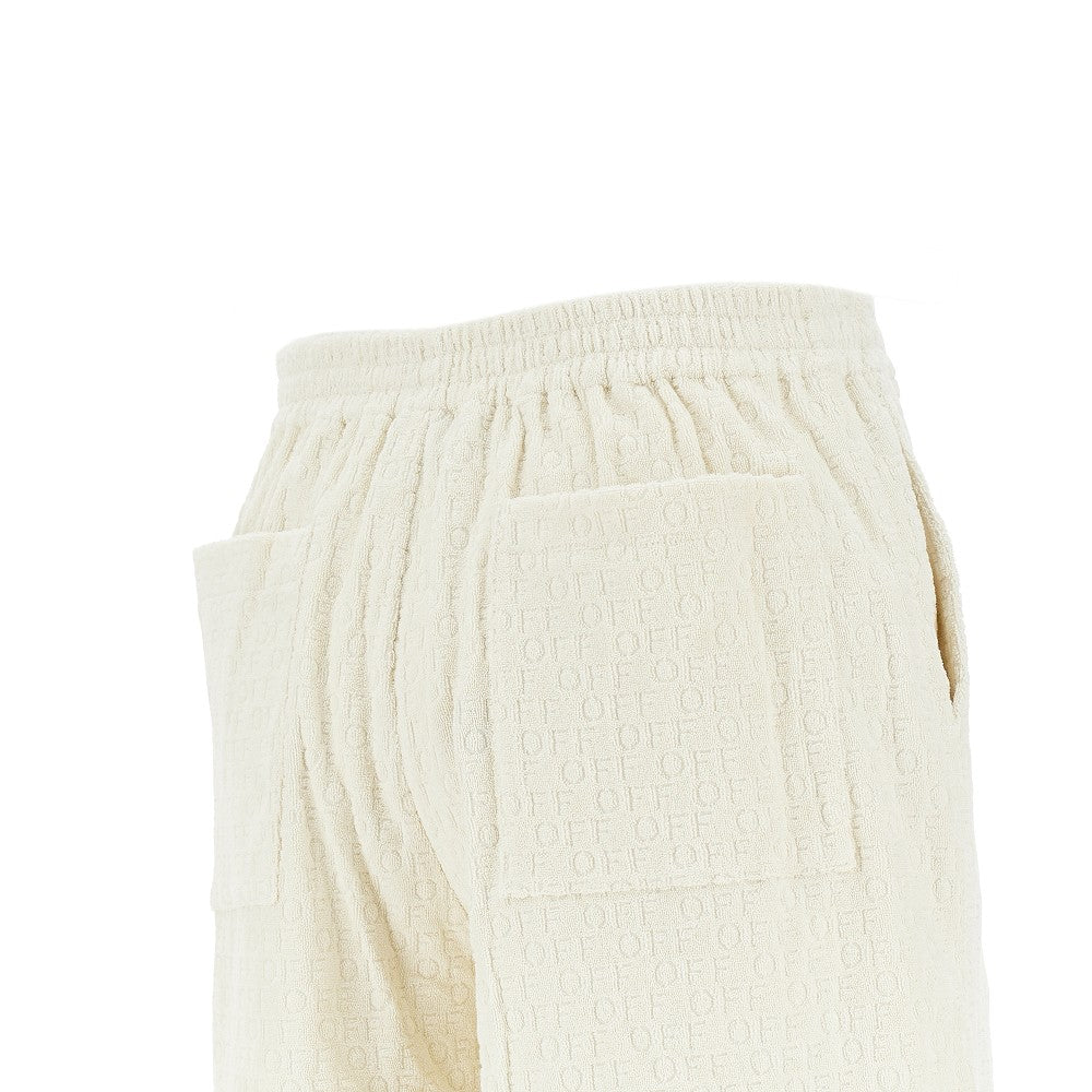 Bermuda in spugna jacquard 'OFF'