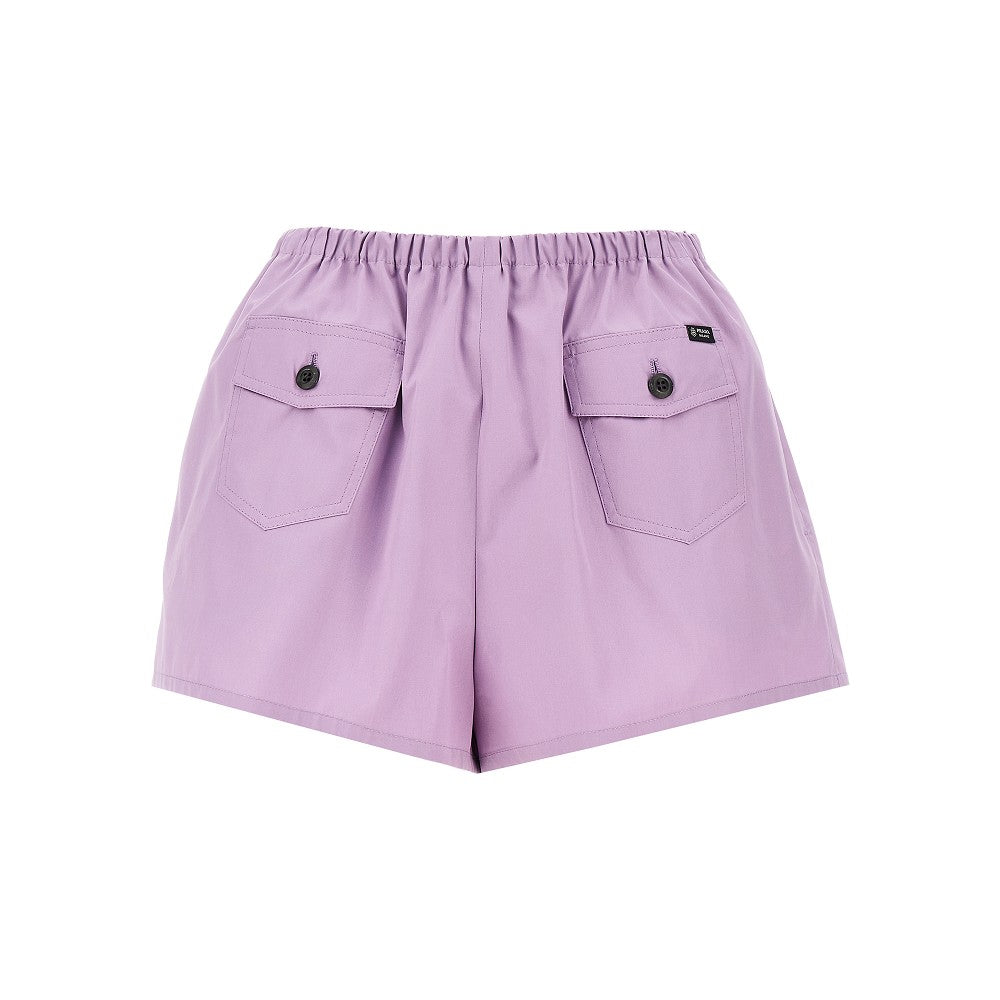 Poplin shorts