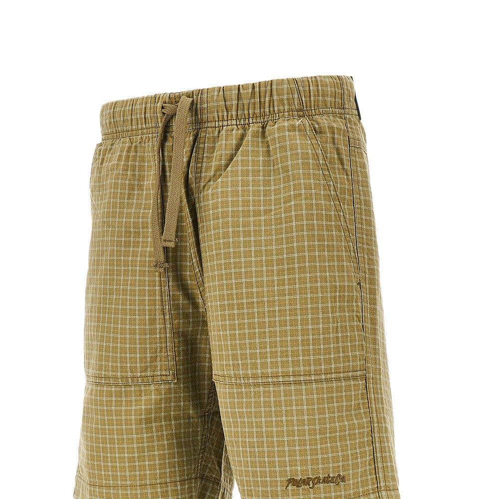 Shorts Hike in cotone a quadri