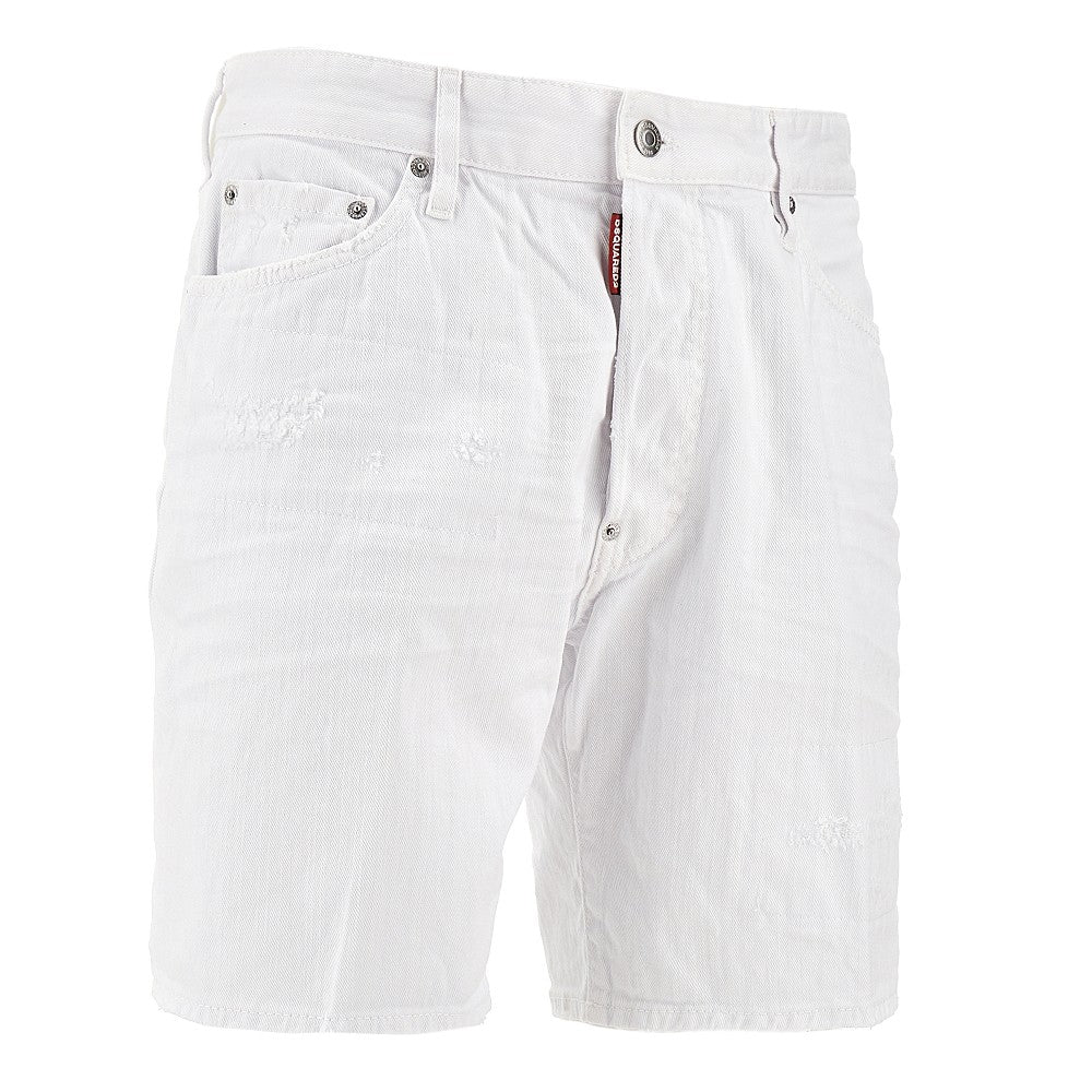 Bermuda in denim White Bull