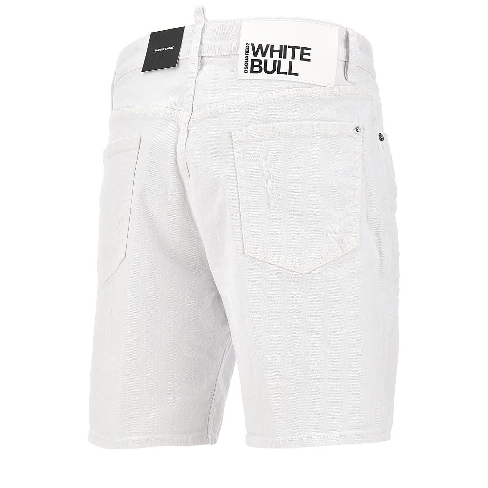 White Bull denim shorts