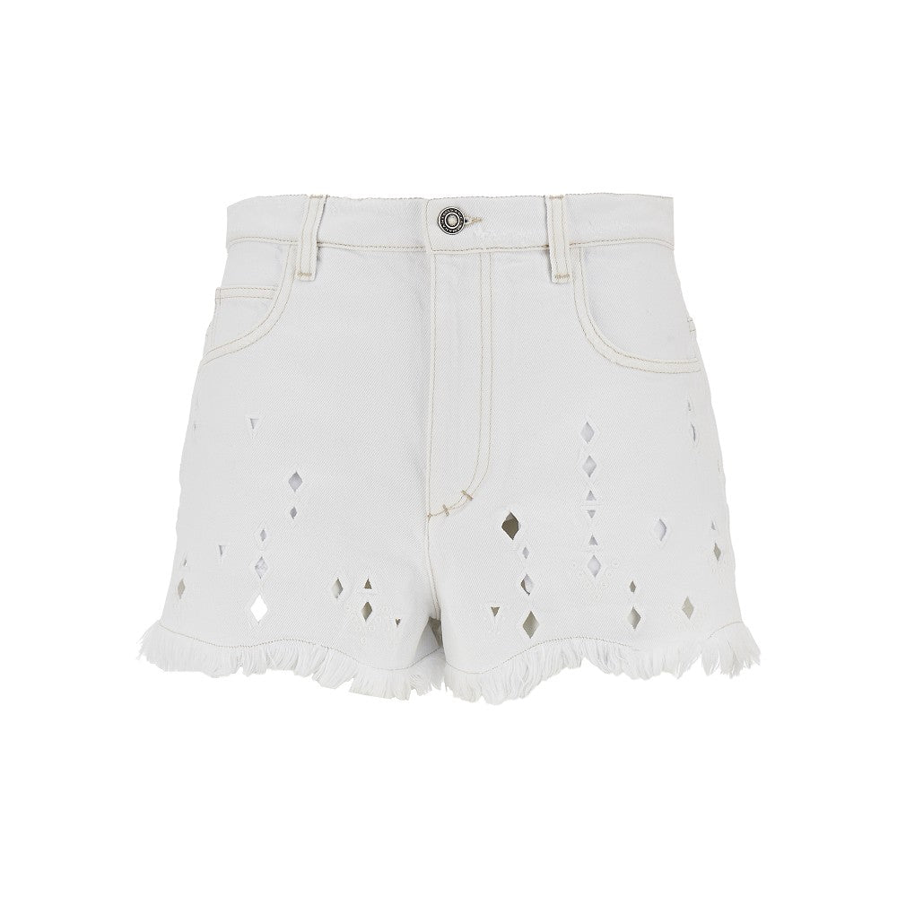 Shorts in denim ricamato 'Aecia'