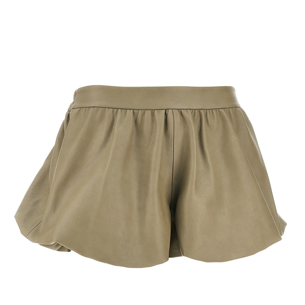 'Alina' faux leather shorts