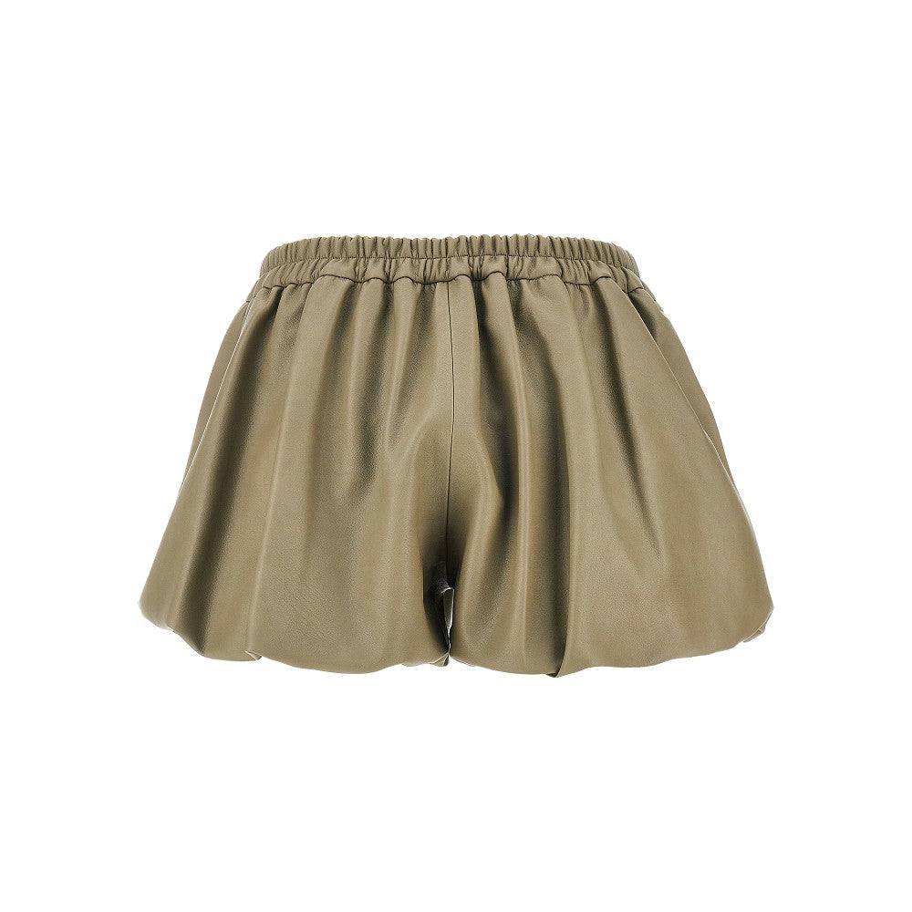 'Alina' faux leather shorts