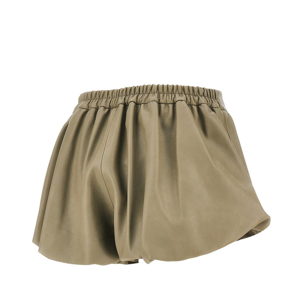 'Alina' faux leather shorts