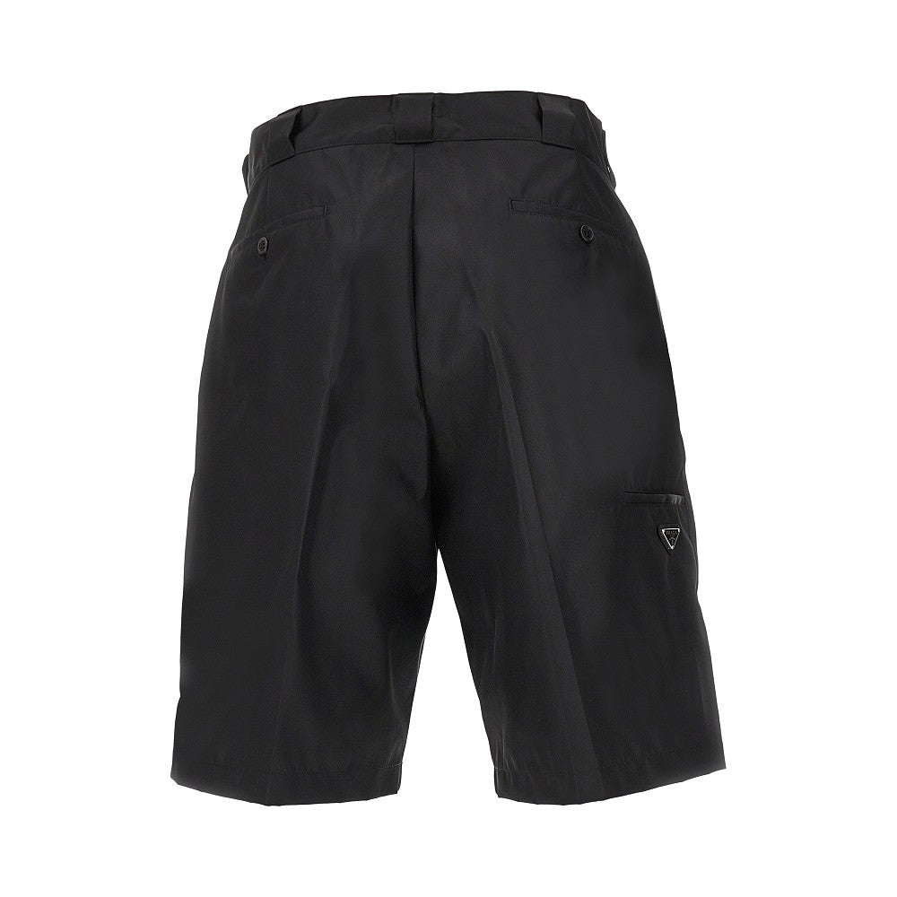Bermuda in Re-Nylon con logo triangolo
