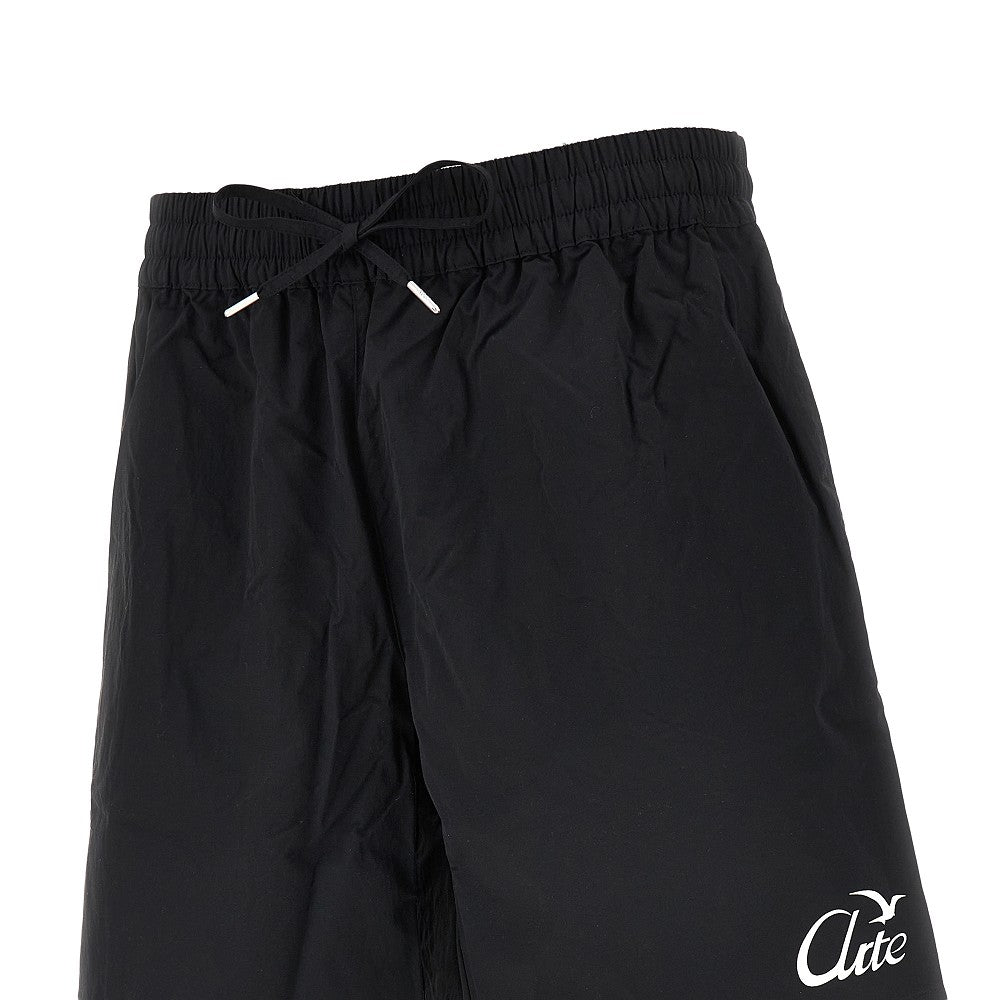 &#39;Birds Logo&#39; nylon shorts