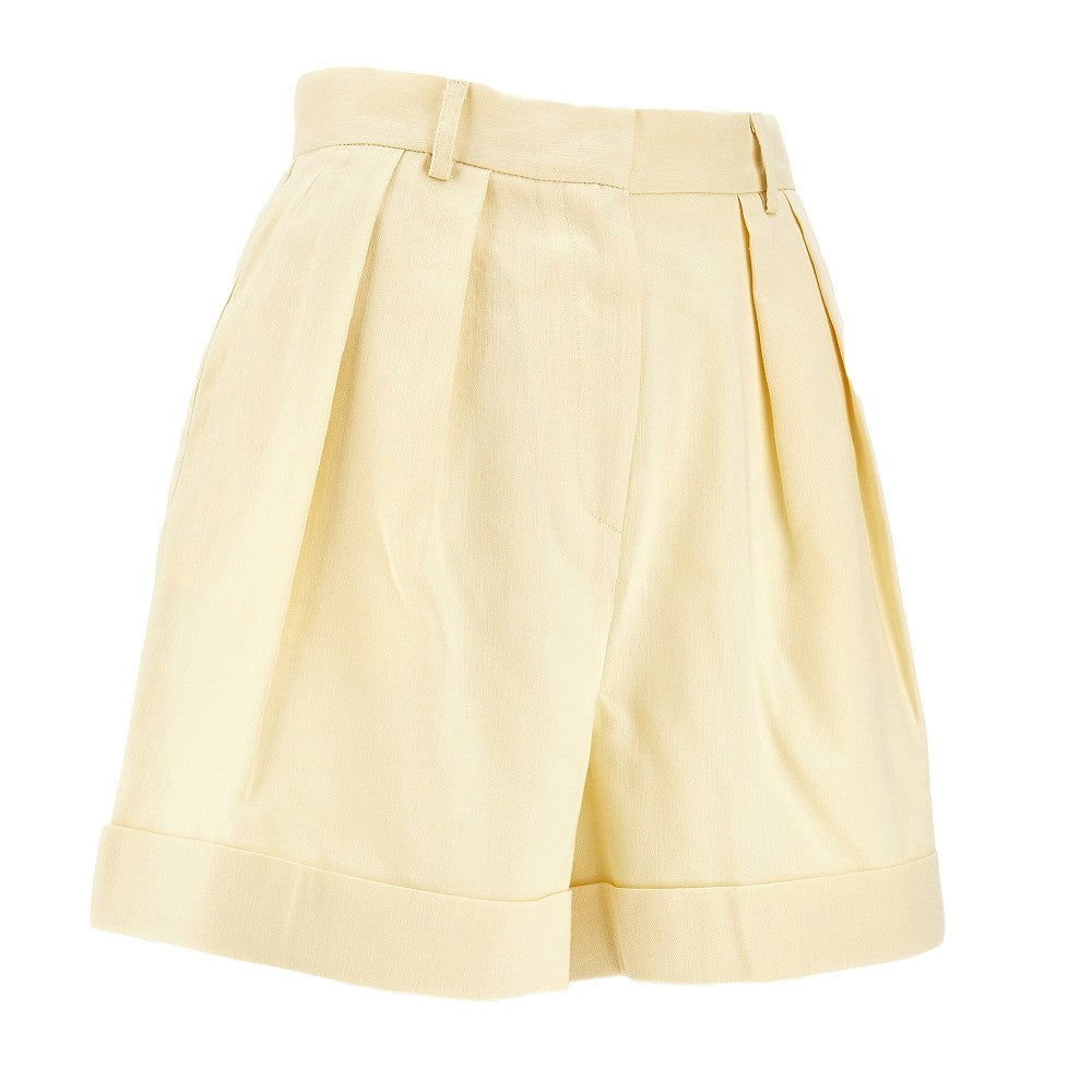 &#39;Rina&#39; linen-blend shorts