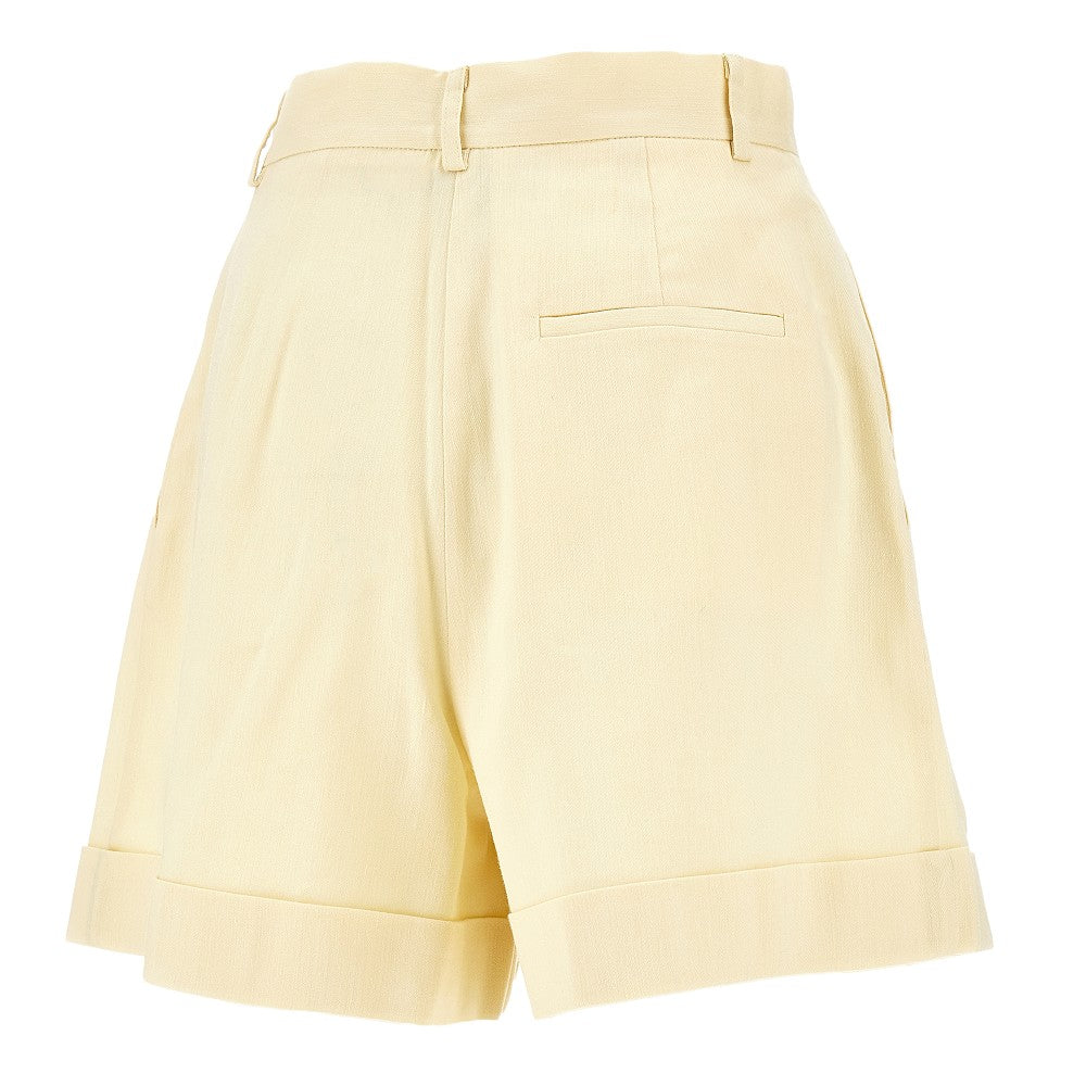 &#39;Rina&#39; linen-blend shorts