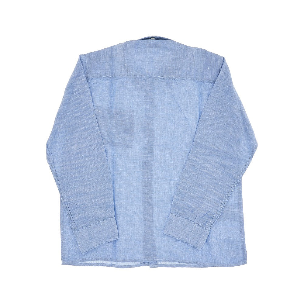 Linen-blend shirt