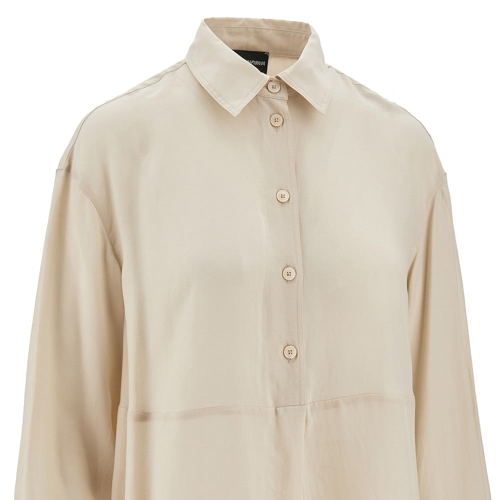 Relaxed fit lyocell shirt