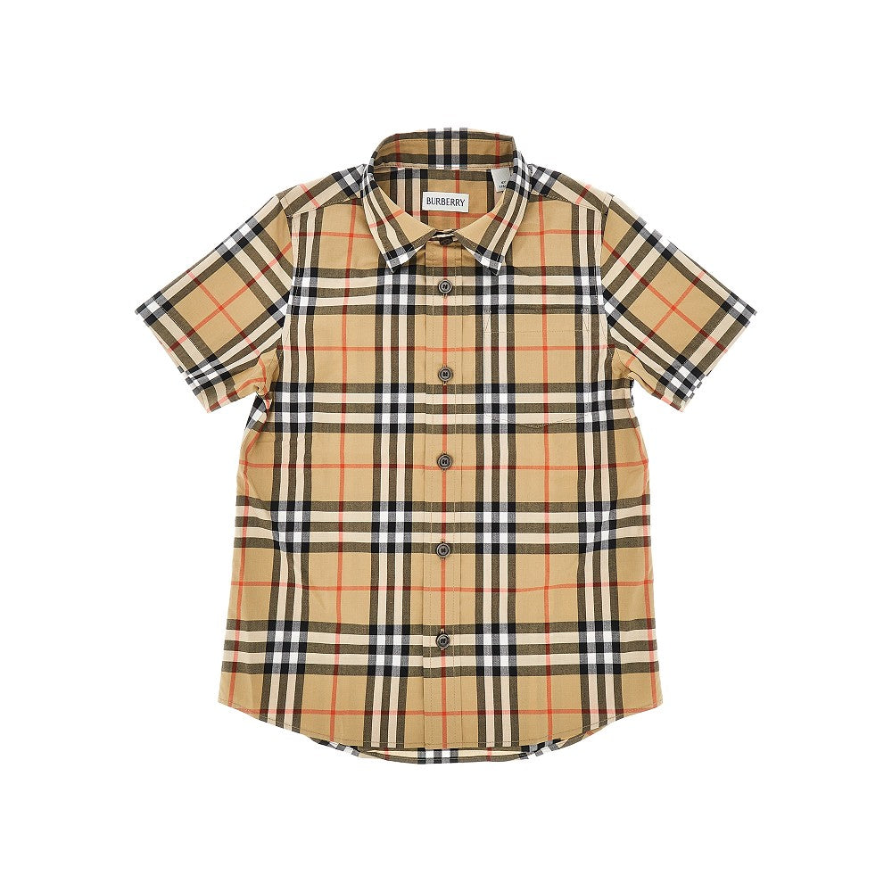 Camicia in popeline Check