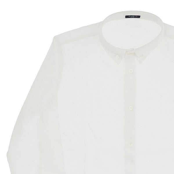 Camicia in piquet di cotone