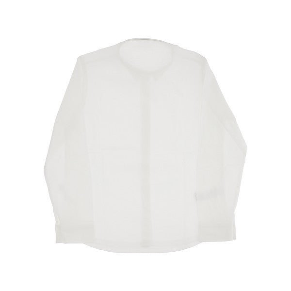 Camicia in piquet di cotone